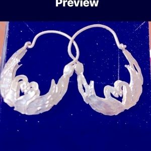 Silver 925 Hoop earrings